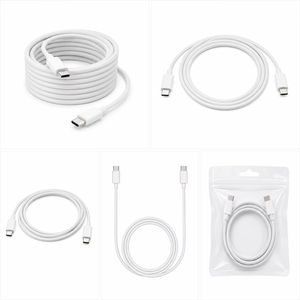 สายชาร์จเร็ว GZY 2M USB-C to USB-C สำหรับถ่ายโอนข้อมูลโทรศัพท์มือถือ TYPE-C to TYPE C - Product Image 3