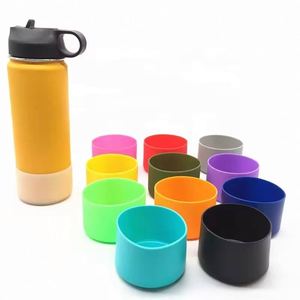 Nouvelle Housse en Silicone Antidérapante et Antichoc pour Bouteilles d'Eau, Protection de Base pour Bouteille de Sport - Product Image 1
