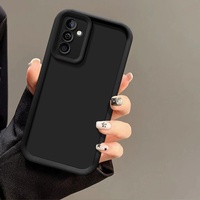 Coque de Téléphone Couleur Unie pour Samsung A12 avec Protection Caméra en Silicone TPU pour Samsung Galaxy A16 A06 A15 A05