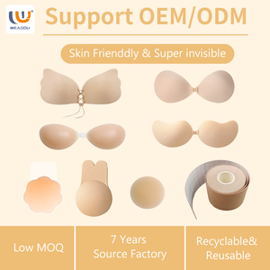 Bán buôn nhà máy bán hàng trực tiếp Silicone đôi mỏng vô hình vú áo ngực, gấp vô hình áo ngực, Silicone áo ngực - Product Image 6