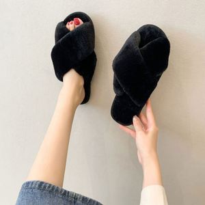Zapatillas de Mujer con Forro de Piel Sintética Coloridas, Cálidas y Transpirables para Invierno, Otoño y Primavera, Siete Colores, Punta Normal, Forro de Algodón - Product Image 6