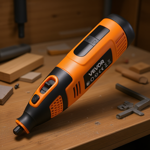 Herramienta rotativa mini Vevor de 12V, 5000-32000 RPM, 28 velocidades, inalámbrica, grabadora y cortadora para manualidades DIY. - Product Image 2