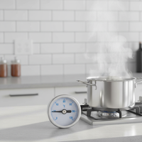 Thermomètre à sonde personnalisable double Yuhuan Source Factory 0-120 OEM/ODM, indice de protection IP55, garantie 1 an