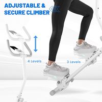 Escalier pliant en alliage d'aluminium RS pour l'exercice à domicile et le fitness cardio, simulateur d'escalade vertical avec fonction de remodelage corporel