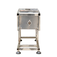 Elektrische commerciële kokosnootsnijmachine van roestvrij staal, kokosnootverwerker, 100 kg per uur, professioneel, zwaar gebruik, horeca