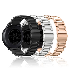 Pulsera de reloj de malla de titanio de 21mm, extremos curvos sólidos, correa de reloj pulida de acero inoxidable 904l para Seamaster - Product Image 1