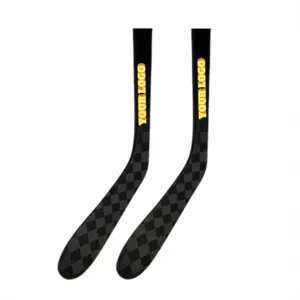 All'ingrosso 100% in fibra di carbonio personalizzato Super leggero professionale bastoni da Hockey 375G vera erba carbonio Pro bastoncini da Hockey su ghiaccio