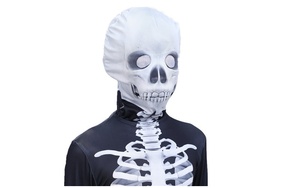 Disfraz de Halloween de Esqueleto de Broma, Mono de Cosplay de Terror, <span class=keywords><strong>Juego</strong></span> de Disfraces de Seda para Hombre, Disfraz de Fiesta para Padres e Hijos - Product Image 6