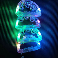 Tambourin lumineux LED clignotant, accessoire de fête pour discothèque, bar, karaoké, pas cher