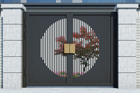 Puerta Corredera Eléctrica Automática para Casas, Control Remoto, Puerta Principal, Entrada de Vehículos, Jardín, Calle, Puertas Metálicas, Cercas Exteriores