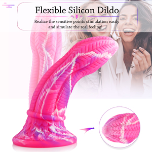 Drop Shipping Hismith Monster Series Silicone Dildo 10.3 Inch Flexible Snake Dildo mit Strong Suction Cup, <span class=keywords><strong>Rose</strong></span> <span class=keywords><strong>Penis</strong></span> - Product Image 5