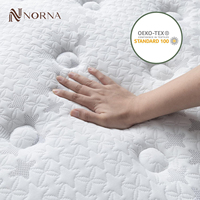 12 pouces gel mousse à mémoire de forme chambre meubles bobine de poche lit double matelas en latex confortable matelas à ressorts moyens