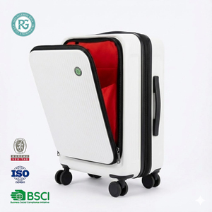 Valise à roulettes moderne RIGA, personnalisable, unisexe, 20, 24, 28 pouces, pour affaires, cabine, légère, durable, en PC, ouverture frontale - Product Image 3