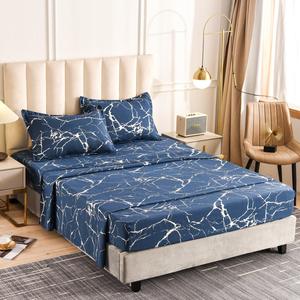 Juego de ropa de cama con dibujos animados para niños y niñas, Sábana bonita de algodón/poliéster, supersuave, nuevo diseño, gran oferta, 4 Uds. - Product Image 4