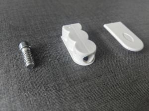 Sistema de elevación de puertas de gabinete de plástico 3 en 1, conectores de muebles con zincado para uso en baño, moderno mini GQK GC0103117, montaje múltiple - Product Image 3