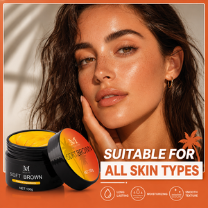 Private Label Accélérateur <span class=keywords><strong>de</strong></span> <span class=keywords><strong>bronzage</strong></span> apaisant 2 en 1 Autobronzant naturel brun doux <span class=keywords><strong>Crème</strong></span> <span class=keywords><strong>de</strong></span> baume <span class=keywords><strong>solaire</strong></span> incontournable pour l'été - Product Image 6