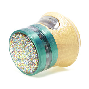 <span class=keywords><strong>Triturador</strong></span> de Cigarrillos Metálico de Lujo Ligero, Diseño de Cinco Capas de 63MM, con Cubierta de Lentejuelas y Cajón en Forma de Jarrón, Modelo 7948 - Product Image 3