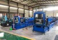 Ligne de production automatique de poutrelles en C, machine de formage à froid de profilés en Z avec système informatique Siemens et moteurs