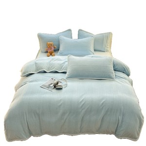 Juego <span class=keywords><strong>de</strong></span> Cuatro Piezas <span class=keywords><strong>de</strong></span> Ropa <span class=keywords><strong>de</strong></span> Cama para Niños, Invierno 2025, con Revestimiento <span class=keywords><strong>de</strong></span> PE, Transpirable, Jacquard, Funda <span class=keywords><strong>de</strong></span> Edredón <span class=keywords><strong>de</strong></span> Terciopelo <span class=keywords><strong>de</strong></span> Leche, Sábanas <span class=keywords><strong>de</strong></span> Coral, Textil para el Hogar - Product Image 5