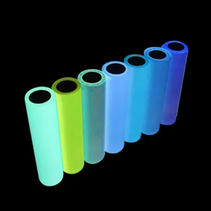 Klaar Om Bulk Kopen Vinyl Transfer Film Lichtgevende Warmte Vinyl Voor Textiel Glow In The Dark Htv Warmteoverdracht vinyl Stof Print