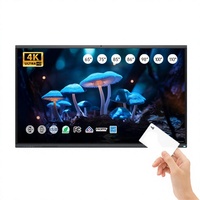 Tableau blanc numérique interactif tactile UHD 110 pouces Android 14, présentation sans fil pour l'éducation scolaire