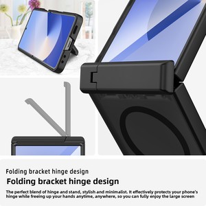 โรงงานฮวนมิน ผลิตเคสโทรศัพท์พับได้สำหรับ Samsung Galaxy Z Flip ลด 30% พร้อมวงแหวนแม่เหล็กและขาตั้ง จัดส่งข้ามประเทศ - Product Image 4