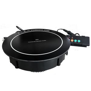Multi Functional Round Crystal Glass <b>Induction</b> <b>Hob</b> <b>Single</b> Hot Plate Electric Stove - Product Image 1