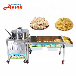 cheap price popcorn making machine/ wholesale small butterfly popcorn popping making mixing machine