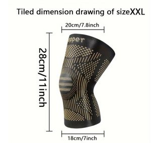 AOFIT Professional Medical Anti-<b>slip</b> <b>Copper</b> Knitting Knee Braces for Knee Pain Relief - Product Image 4