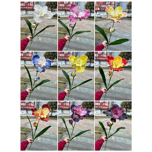 LO-804 <span class=keywords><strong>Iris</strong></span> artificielles en EVA à 2 têtes, style <span class=keywords><strong>jardin</strong></span>, pour la décoration <span class=keywords><strong>de</strong></span> mariages, d'événements et <span class=keywords><strong>de</strong></span> la maison (vente en gros) - Product Image 3
