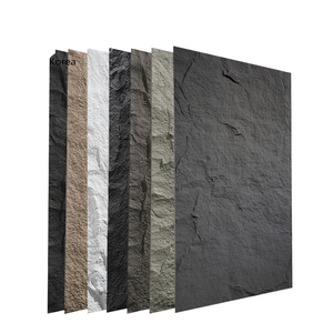 1200*600mm montaña Flexible Pu Faux luz que fluye Panel de pared de piedra artificial fabricante azulejos de piel - Product Image 1
