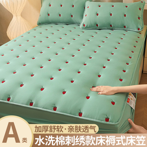 Queen size en forme de coeur coprimaterasso impermeabile 100% coton <span class=keywords><strong>mather</strong></span> degree meilleure qualité coton matériel ajusté housse de matelas - Product Image 5