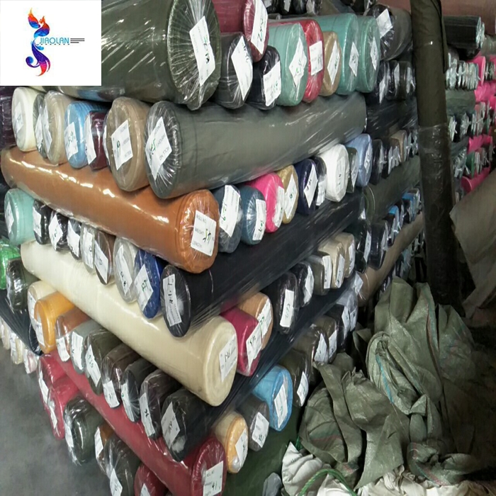 Twill Stocklot 100% Cotton Plain Dyed Woven Garment In-stock Items Good Quality Recycled Fabric New Stock of Cotton 19-9-2-6