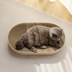 Lit-griffoir moderne pour chat en sisal extra épais 40x30cm, écologique et durable, promotion entrepôt - Product Image 5