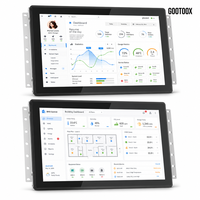 Pantalla de Información para Hospitales con Sistema Android Todo en Uno, Montaje Empotrado, 7/10.1/15.6/21.5 Pulgadas, RK3562 RK3568, Almacenamiento de Energía por Batería