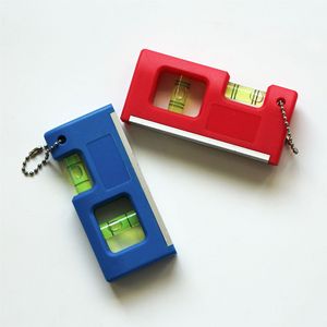 Mini niveau à bulle avec chaîne, outil de mesure magnétique, instrument de niveau en plastique de petite taille - Product Image 1