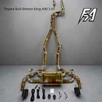 Système d'échappement Cat-back modifié en alliage de titane haute performance adapté à la Toyota Supra [Bull Demon King] 2.0 3.0T A90