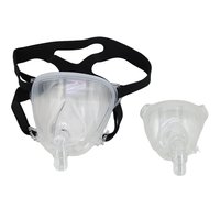 Appareil respiratoire médical CPAP pour le traitement de l'apnée du sommeil et du ronflement, masque CPAP complet avec sangle de fixation pour la tête
