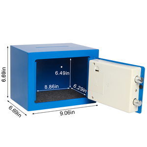 Ngoài Trời Không Thấm Nước Giấu Điện Tử Kỹ Thuật Số Khóa Nhà Nhỏ An Toàn Hộp Cho Trẻ Em Cung Cấp Bằng Kim Loại Chữ Số - Product Image 3
