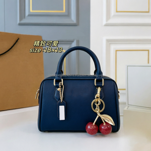 Bolso Rowan de 18 cm con Dos Correas y Cierre de Cremallera, Bolso Boston de Diseño Vintage de Lujo de Nueva York para Mujer - Product Image 3