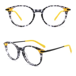 Kids Acetate Optical Frame Glasses Newest Custom Logo Luxury Eyewear Spectacle Supplier Optical Glasses