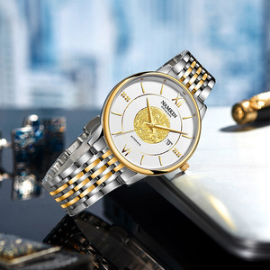 1Customized Luxury Stainless Steel Miyota <b>Automatic</b> Mechanical Water Resistant <b>Chronograph</b> Men's Watch Pointer Dial 20mm Band - Product Image 2
