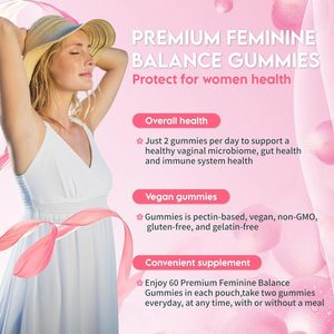 Kadınlar İçin Feminin Denge Multivitamin Jelibonları Hawaii Ananası Aromalı PMS Rahatlatıcı Hormonal Sağlık Desteği Günlük Dozajlı Şekerleme - Product Image 2