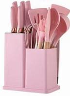 Juego <span class=keywords><strong>de</strong></span> utensilios <span class=keywords><strong>de</strong></span> <span class=keywords><strong>cocina</strong></span> <span class=keywords><strong>de</strong></span> silicona con mango <span class=keywords><strong>de</strong></span> madera y tabla <span class=keywords><strong>de</strong></span> corte, Cubo <span class=keywords><strong>de</strong></span> almacenamiento, utensilios <span class=keywords><strong>de</strong></span> <span class=keywords><strong>cocina</strong></span>, novedad - Product Image 2