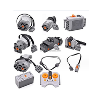 Kit éducatif de construction électronique MOC, modèle de train monstre télécommandé, science et ingénierie, accessoires de jouet 8883