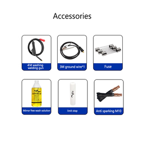 AX-02K Hướng dẫn sử dụng bàn chải làm sạch máy 220V/1200W loại bỏ sau khi Tig và MIG hàn thép không gỉ hàn làm sạch máy - Product Image 6