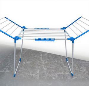 Estante Telescópico Grande para Toallas, Ahorra Espacio, Plegable, Perchero Desmontable de Metal para Secar Ropa, para Uso en Baño - Product Image 1
