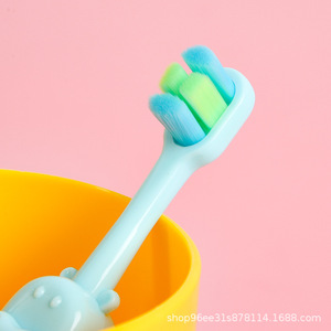 Children's Toothbrush Little Hippo Soft Bristles Small Head For 0-6 Years Old Baby Manual Toothbrush In Stock Wholesale - Product Image 1