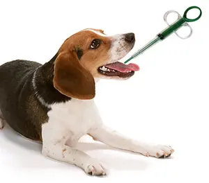 Alimentador de medicina conveniente tipo tubo de empuje, Kit de alimentación, dispensador de pastillas <span class=keywords><strong>para</strong></span> mascotas, perro y gato, alimentador de pastillas, 2023 - Product Image 1