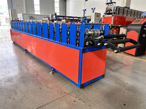 Bán nóng Châu Âu nhỏ vòng máng xối Máy máng xối mưa ống cuộn hình thành hệ thống điều khiển PLC được sử dụng cho mái thép màu - Product Image 6